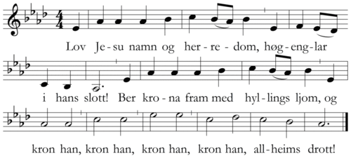 Lov Jesu namn og herredom