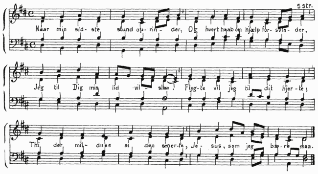 Naar min sidste stund