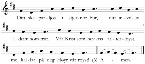 Ditt skaparljos i stjernor bur