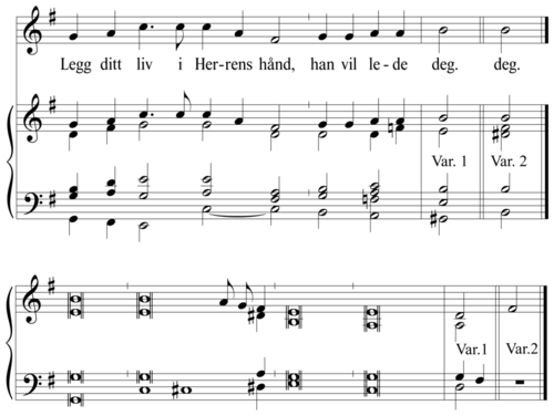 Legg ditt liv i Herrens hånd, han vil lede deg I