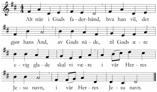 Alt står i Guds faderhånd