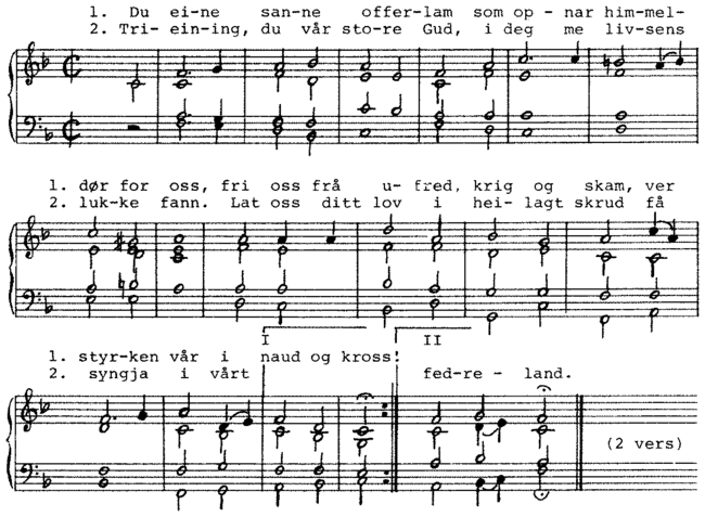 Du eine, sanne offerlam